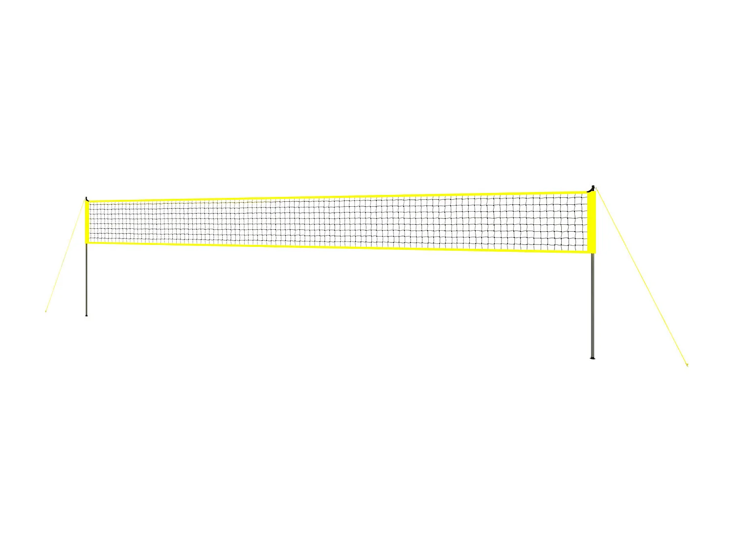 Filet de Volley-Ball SucceBuy Portable D'extérieur de Système, avec Poteaux à Hauteur Réglable, sac de Transport pour Jardin, Plage, Pelouse