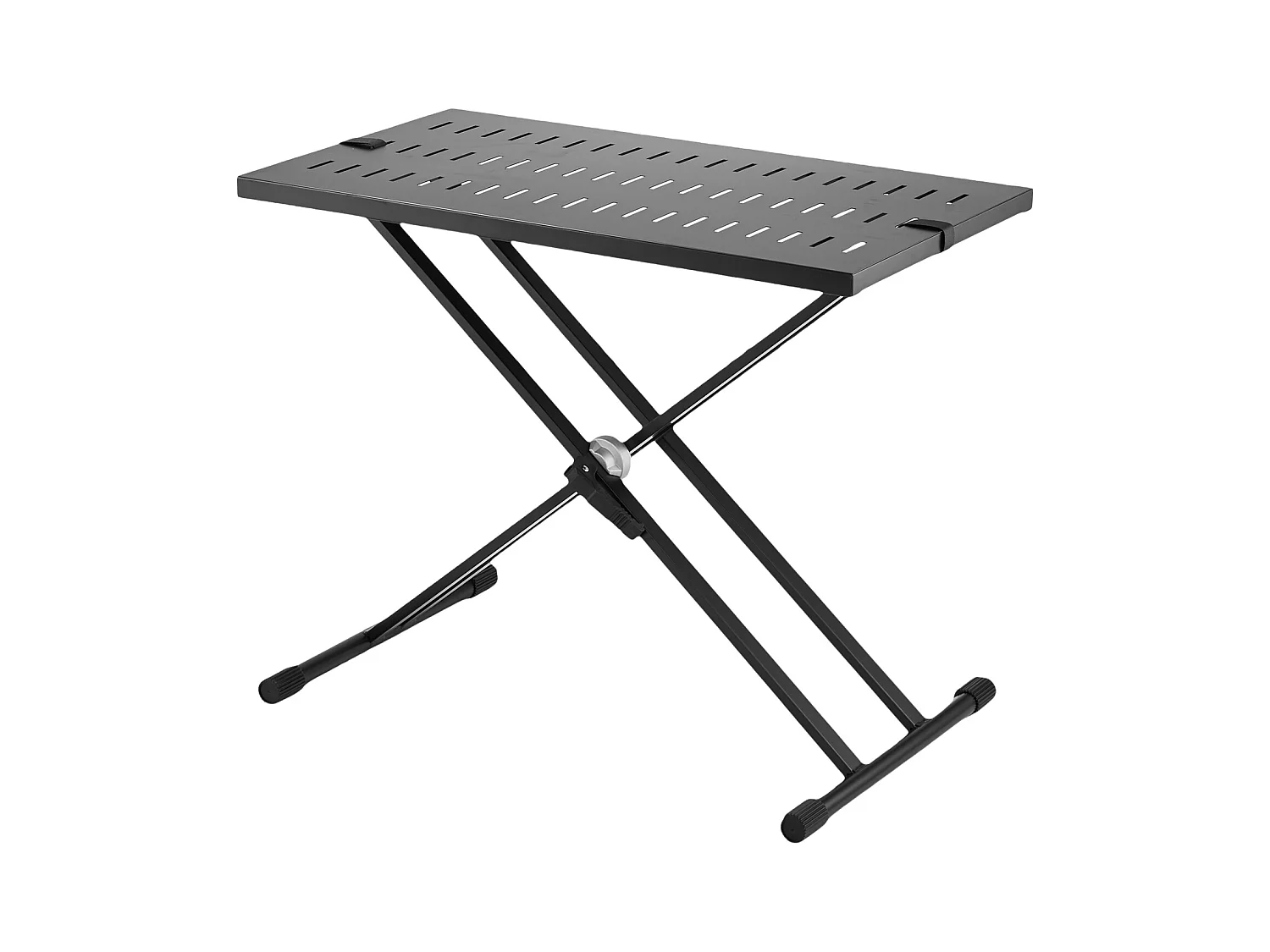 Draagbare DJ-Tafel SucceBuy, DJ-Tafel met Draagbare Laptopsteun, Instelbare Hoogte, Steun met Dubbele X-Versterking