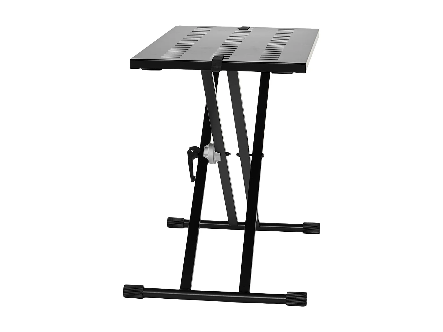 Draagbare DJ-Tafel SucceBuy, DJ-Tafel met Draagbare Laptopsteun, Instelbare Hoogte, Steun met Dubbele X-Versterking