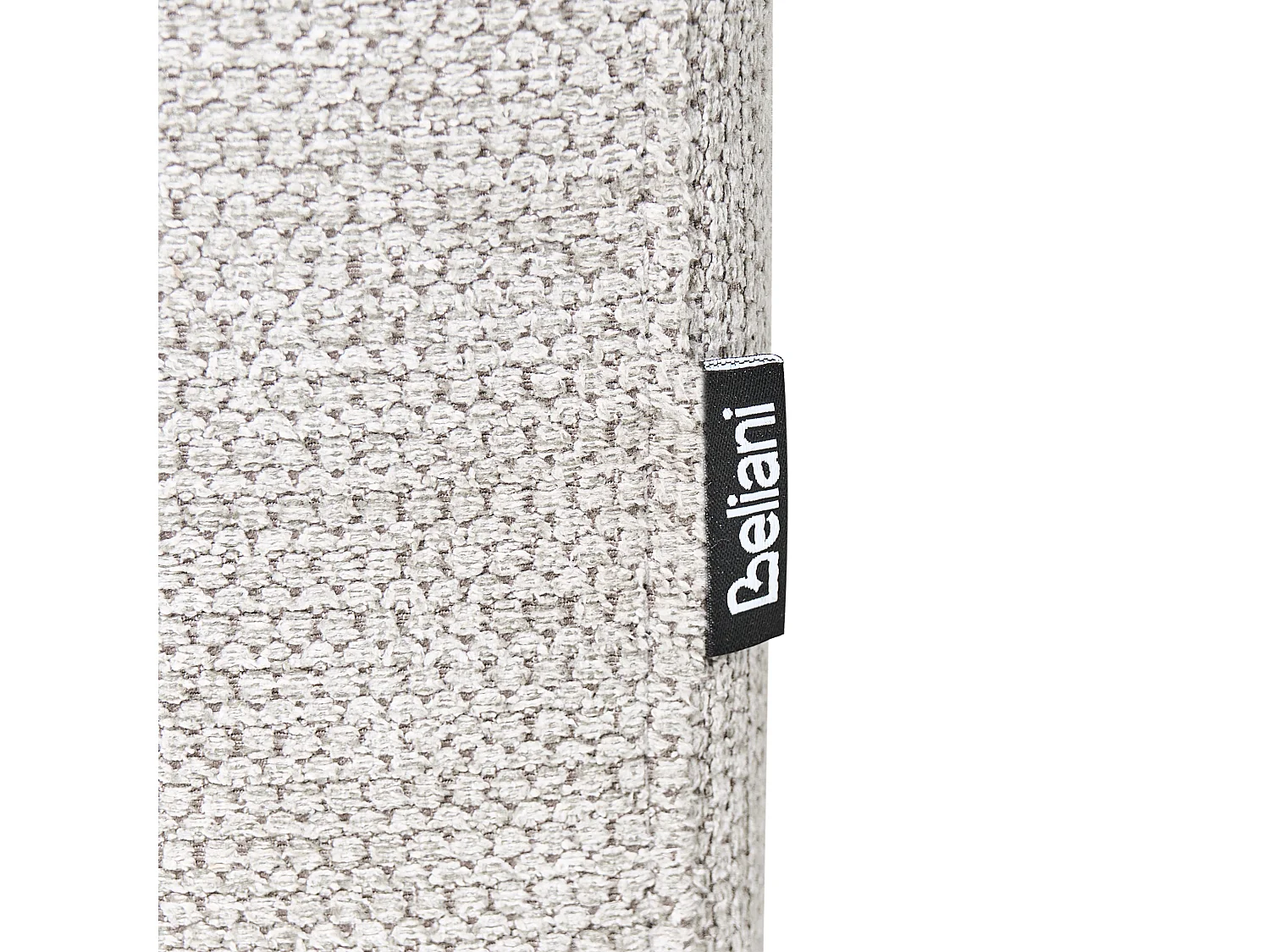 Chaise longue SAVASSE Lin synthétique Gris clair