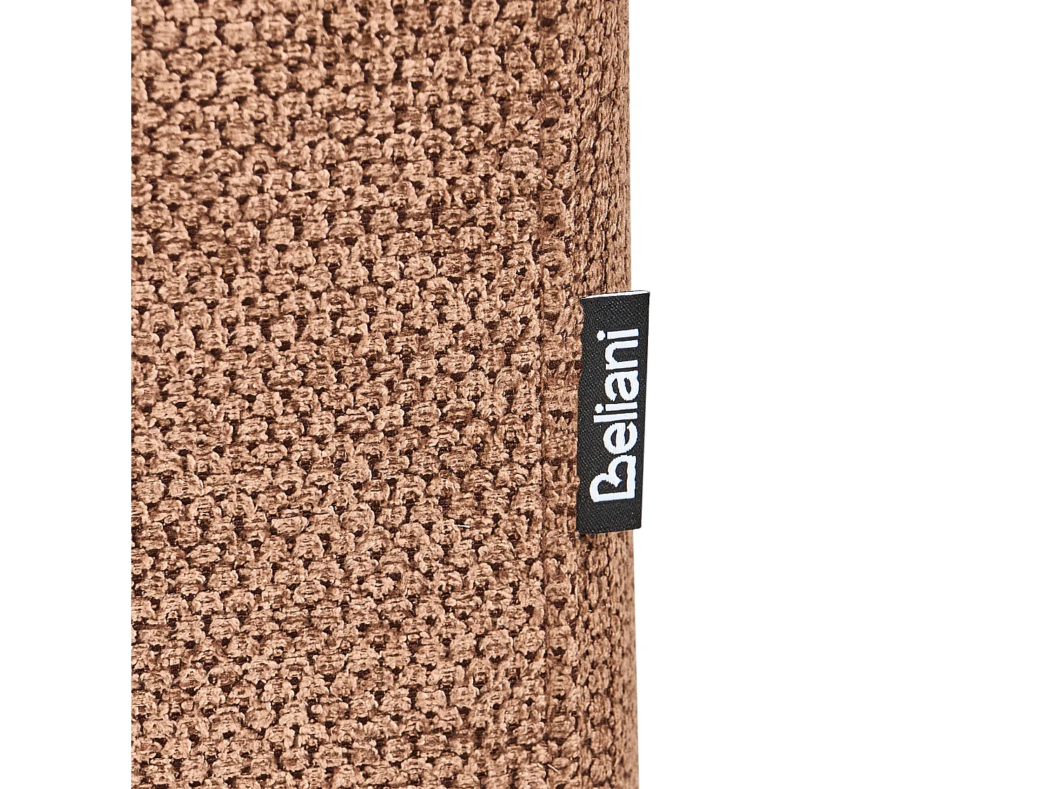 Chaise longue SAVASSE Lin synthétique Marron doré