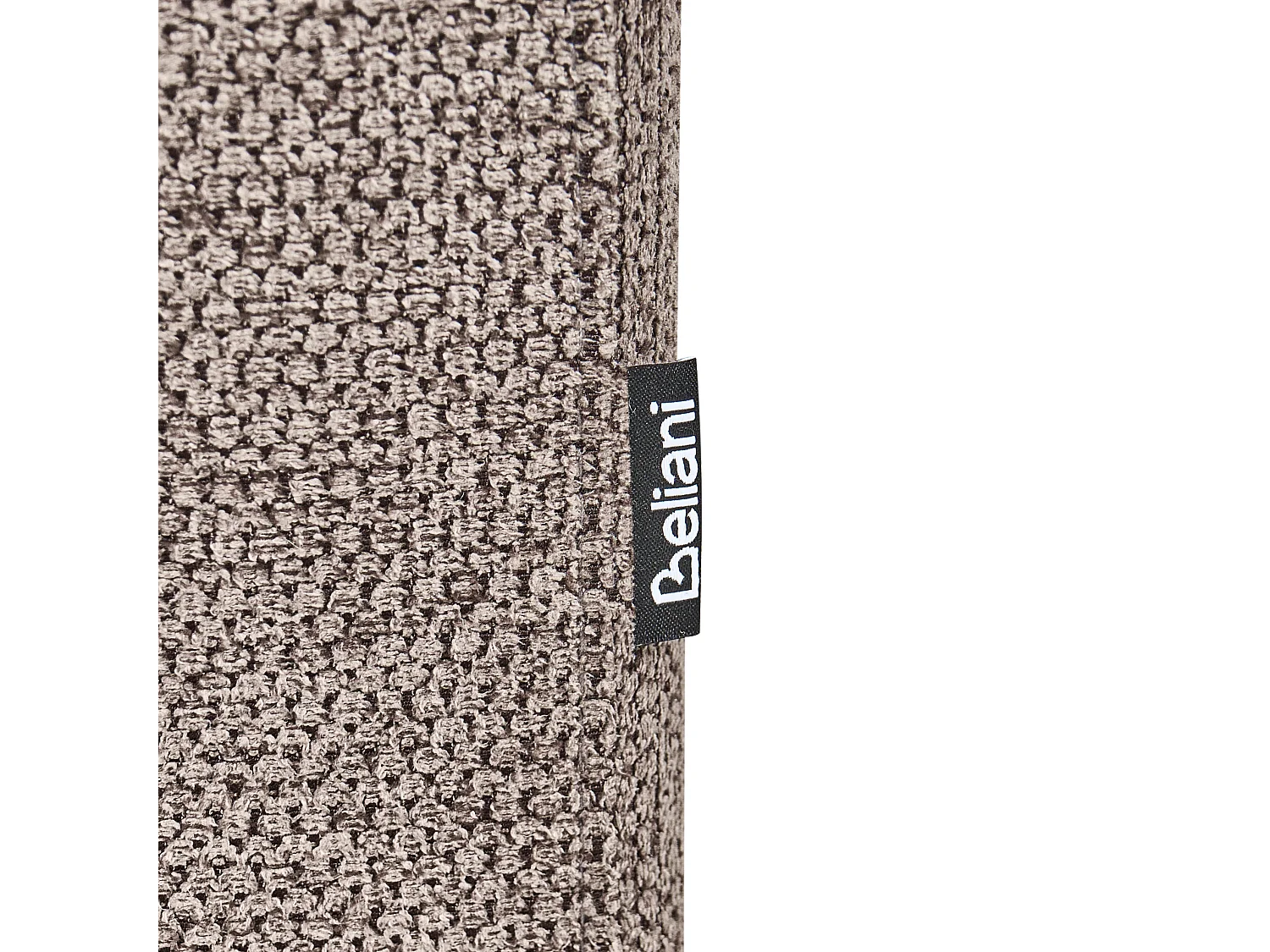 Chaise longue SAVASSE Lin synthétique Marron clair