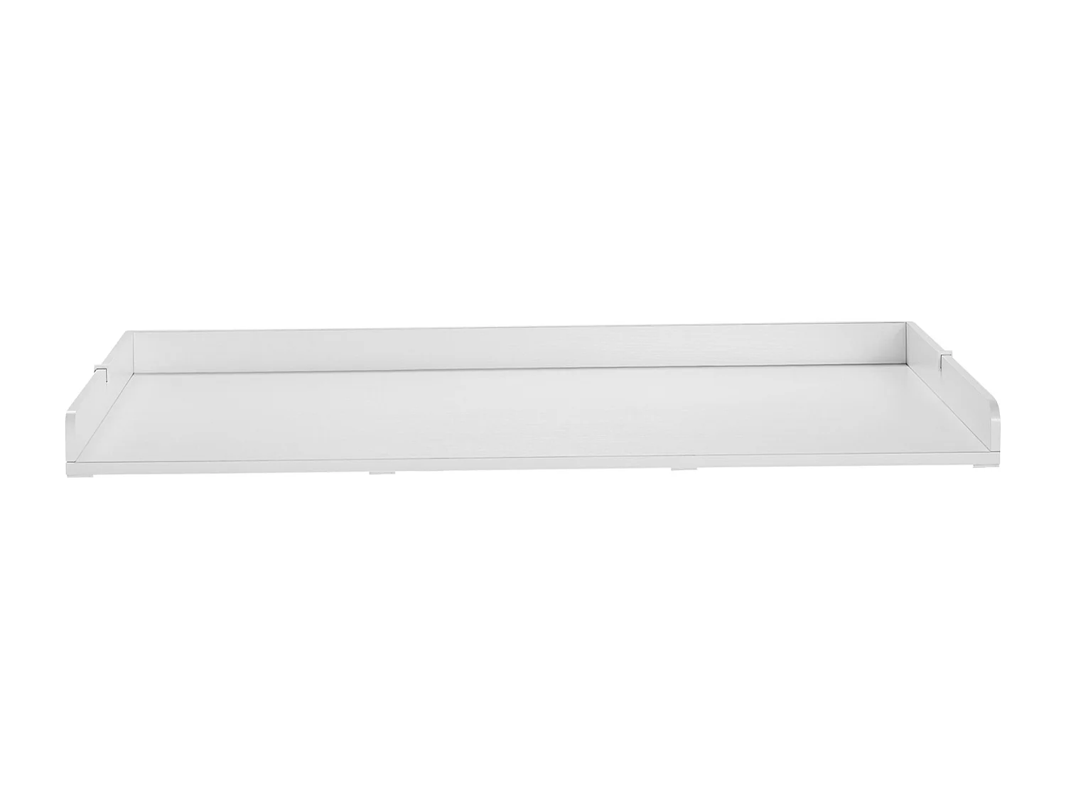 Comptoir de Laveuse Sécheuse SucceBuy, 137,1 x 68,6 cm, avec Dessus en Bois, Blanc