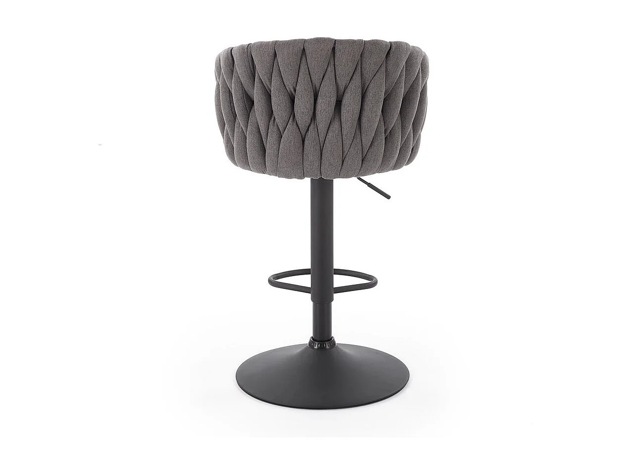 Barstuhl H125/Stoffbezug/Grau