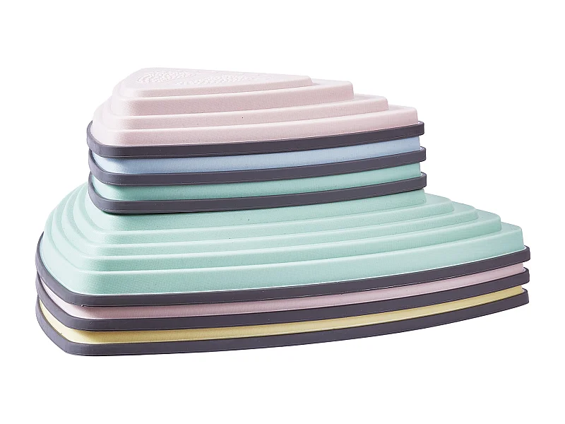 Pierres d'Équilibre Enfants, SucceBuy Kids Balance Stepping Stones 6 Pièces pour Intérieur et Extérieur