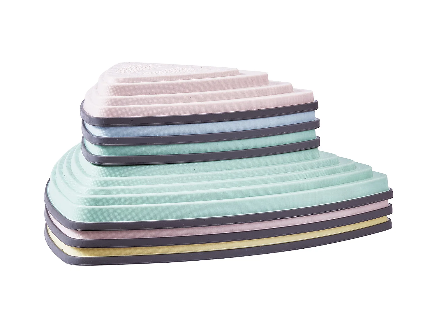 Pierres d'Équilibre Enfants, SucceBuy Kids Balance Stepping Stones 6 Pièces pour Intérieur et Extérieur