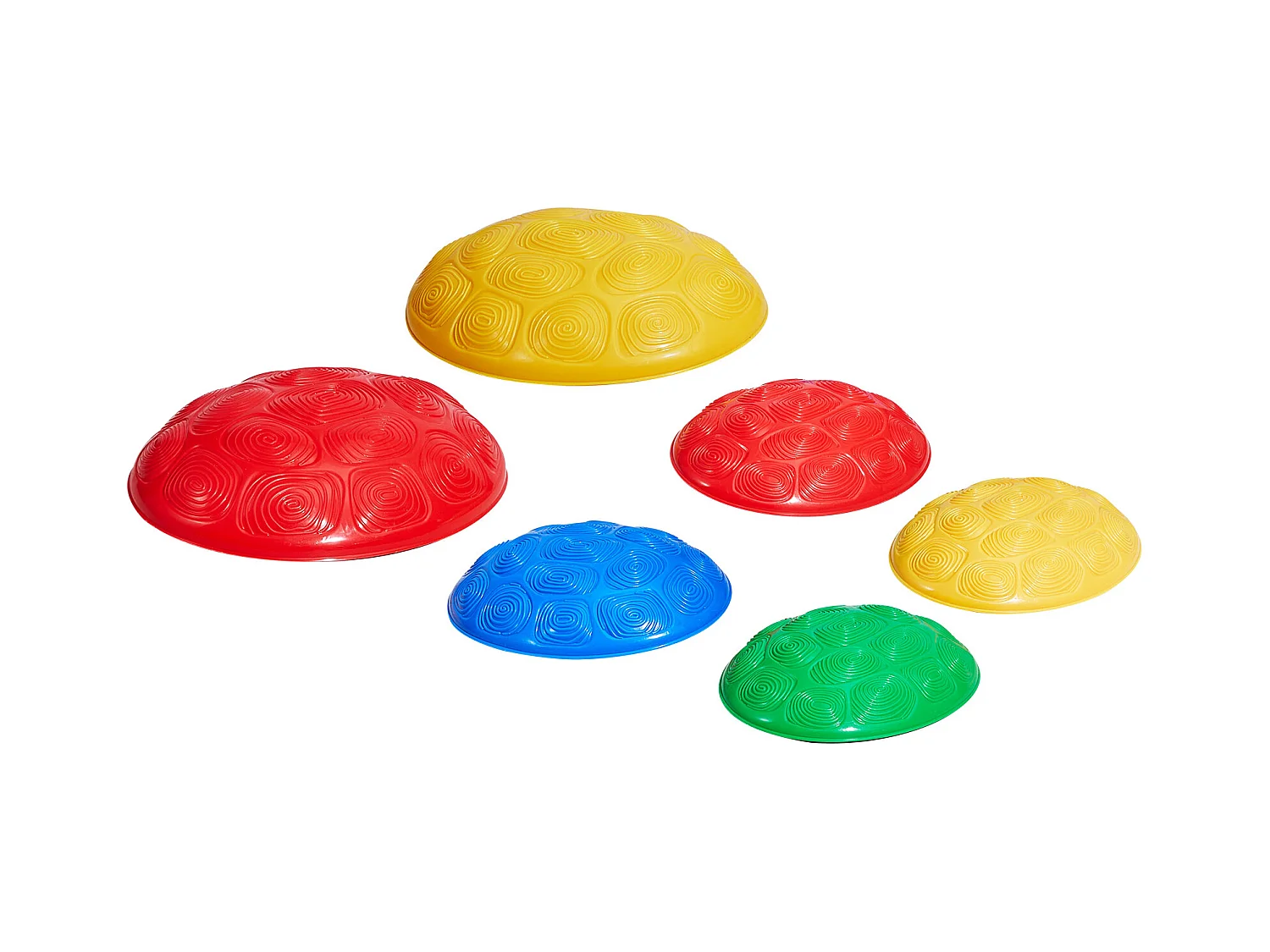 Pierres d'Équilibre Enfants, SucceBuy Kids Balance Stepping Stones Lot de 6 Pierres de Jeu d'Intérieur et d'Extérieur