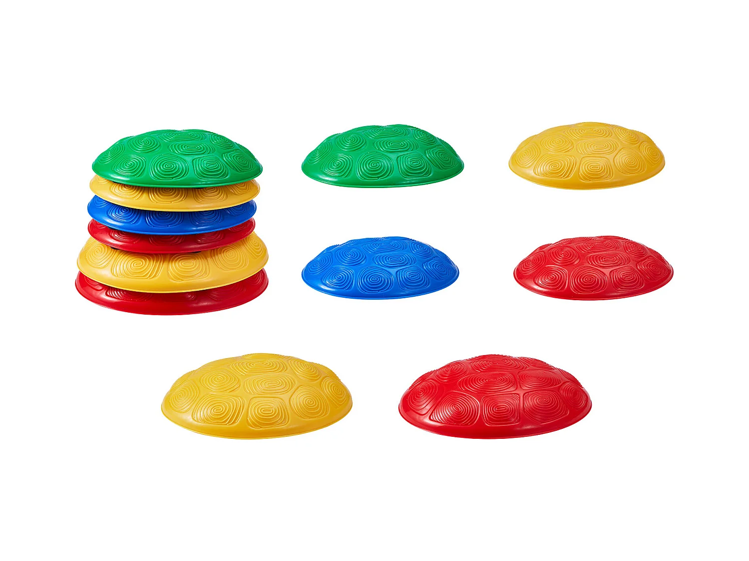 Pierres d'Équilibre Enfants, SucceBuy Kids Balance Stepping Stones Lot de 6 Pierres de Jeu d'Intérieur et d'Extérieur