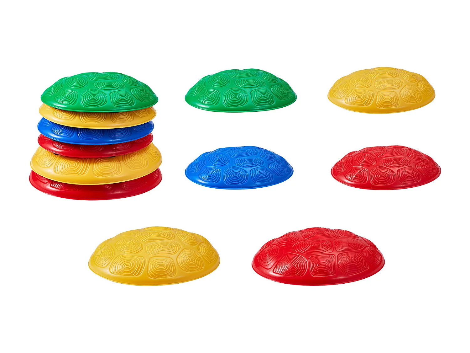 Pierres d'Équilibre Enfants, SucceBuy Kids Balance Stepping Stones Lot de 6 Pierres de Jeu d'Intérieur et d'Extérieur