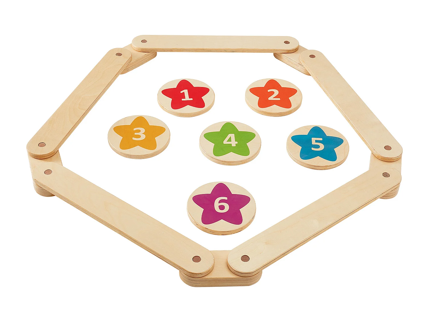 Pièces Poutre d'Équilibre, SucceBuy Lot de 6 Poutres d'Équilibre pour Enfants, Planches d'Équilibre de Gymnastique