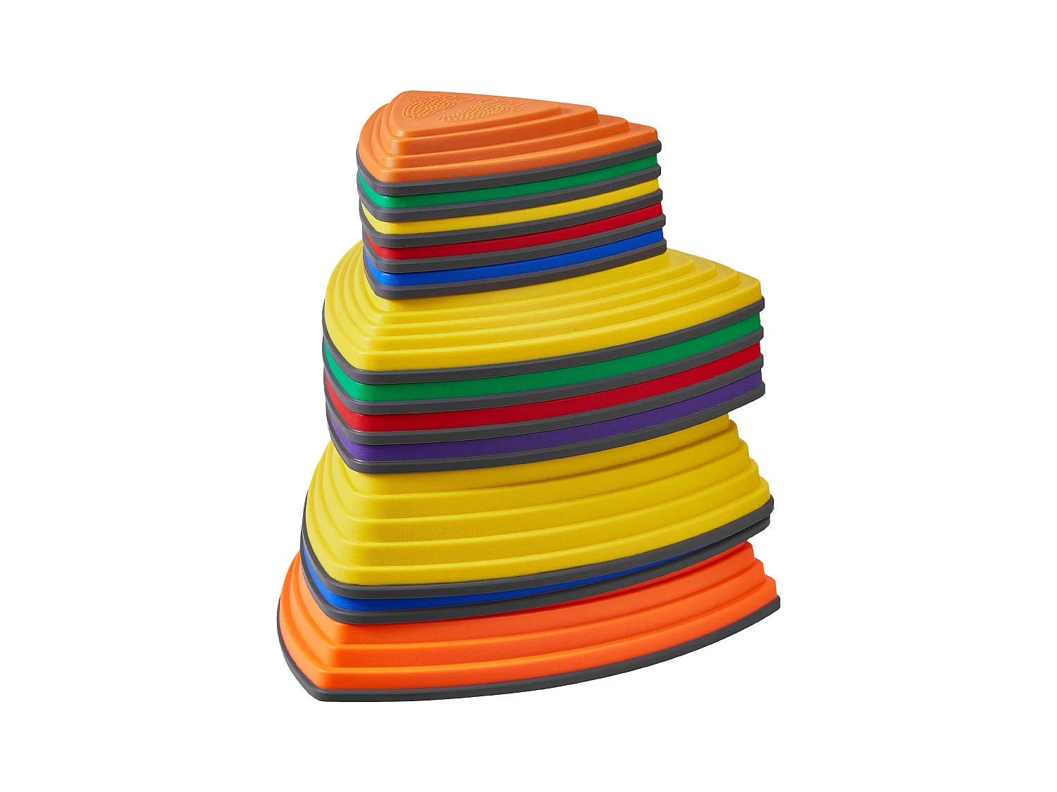 Pierres d'Équilibre Enfants, SucceBuy Kids Balance Stepping Stones 12 Pièces pour Intérieur et Extérieur