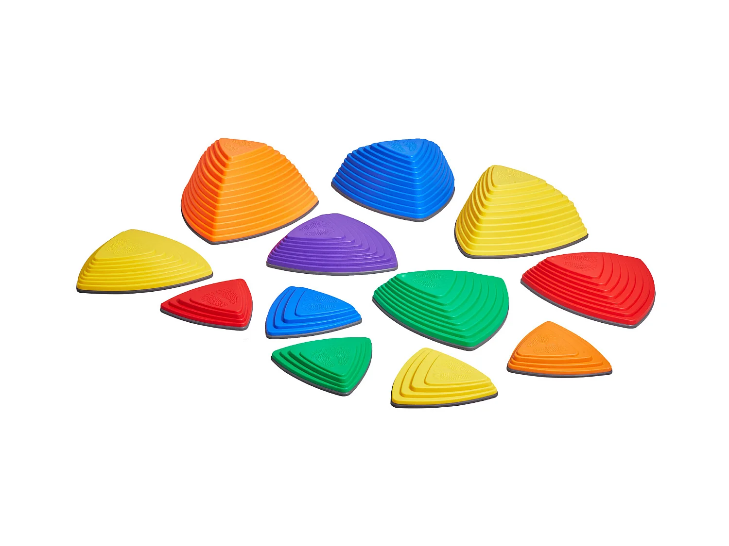 Pierres d'Équilibre Enfants, SucceBuy Kids Balance Stepping Stones 12 Pièces pour Intérieur et Extérieur