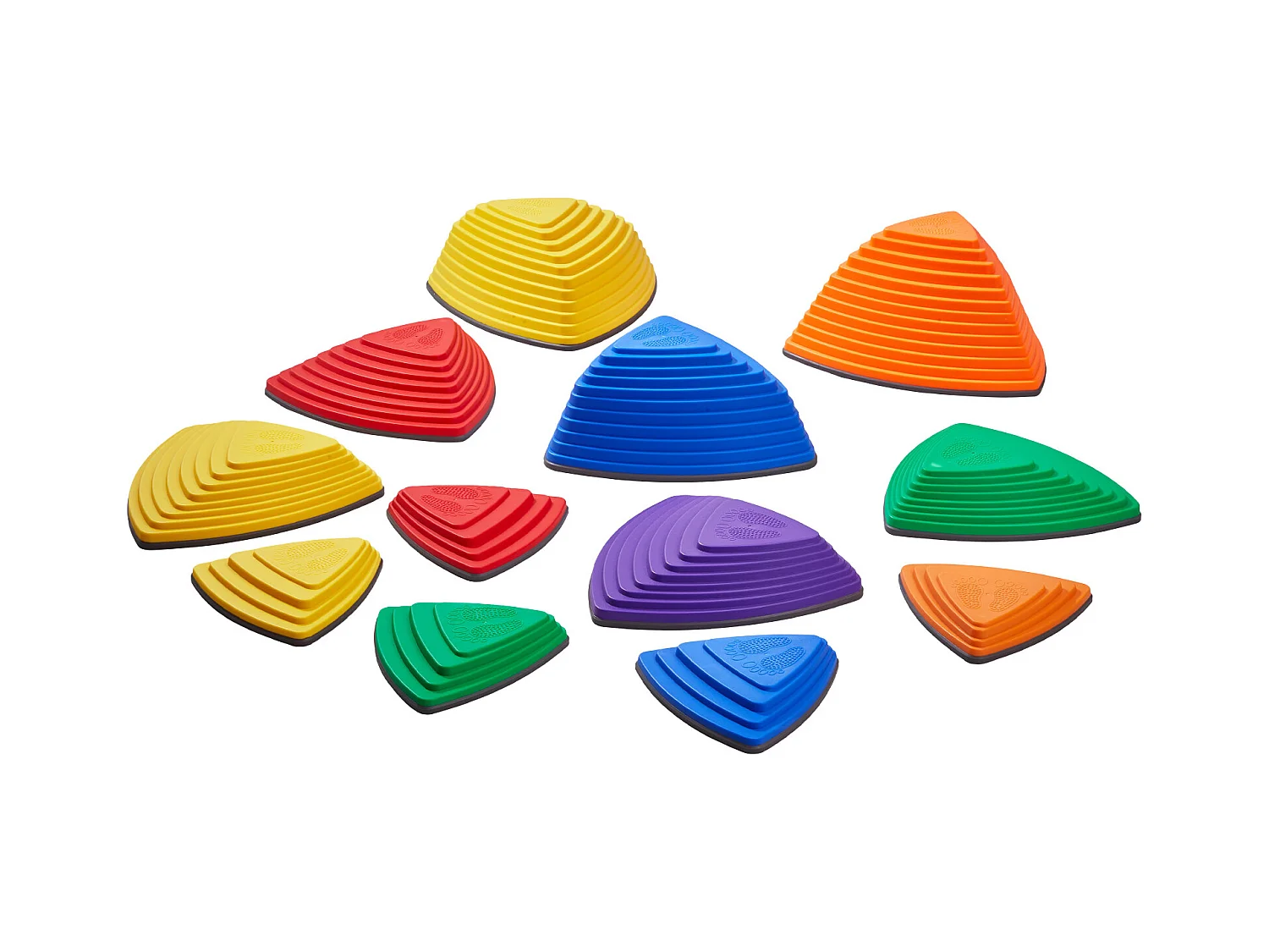 Pierres d'Équilibre Enfants, SucceBuy Kids Balance Stepping Stones 12 Pièces pour Intérieur et Extérieur