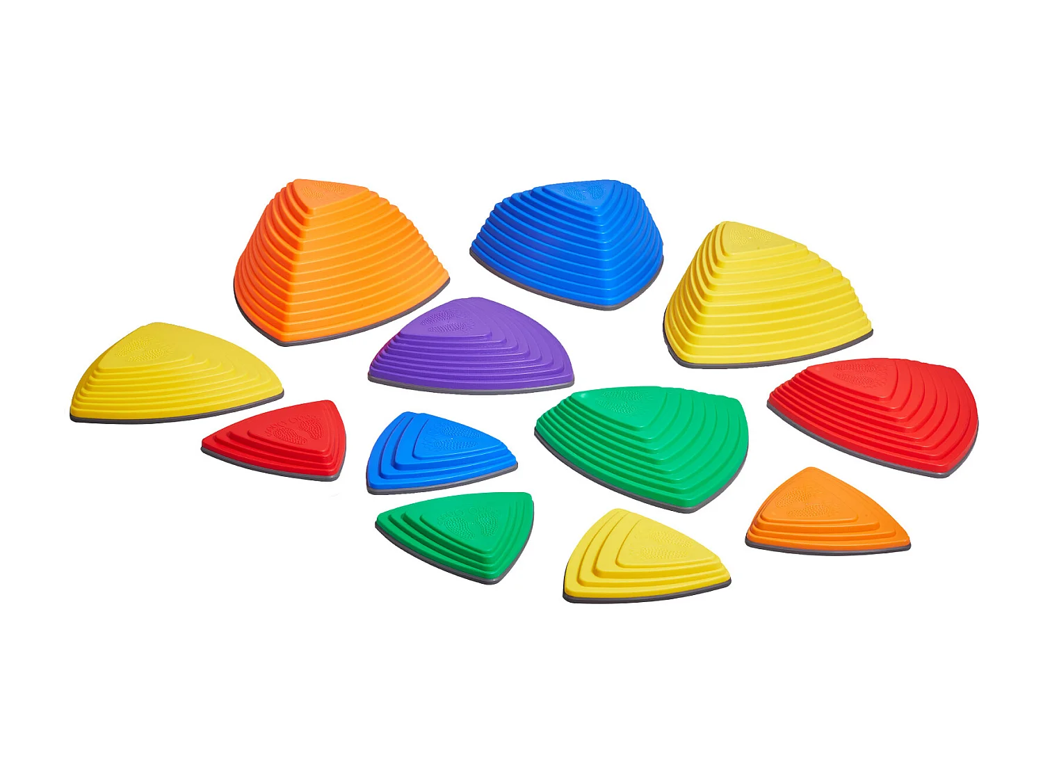 Pierres d'Équilibre Enfants, SucceBuy Kids Balance Stepping Stones 12 Pièces pour Intérieur et Extérieur