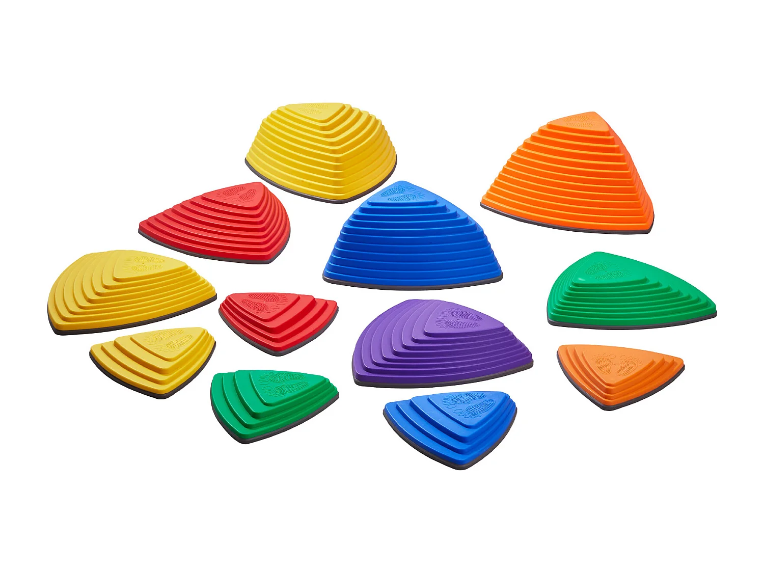 Pierres d'Équilibre Enfants, SucceBuy Kids Balance Stepping Stones 12 Pièces pour Intérieur et Extérieur