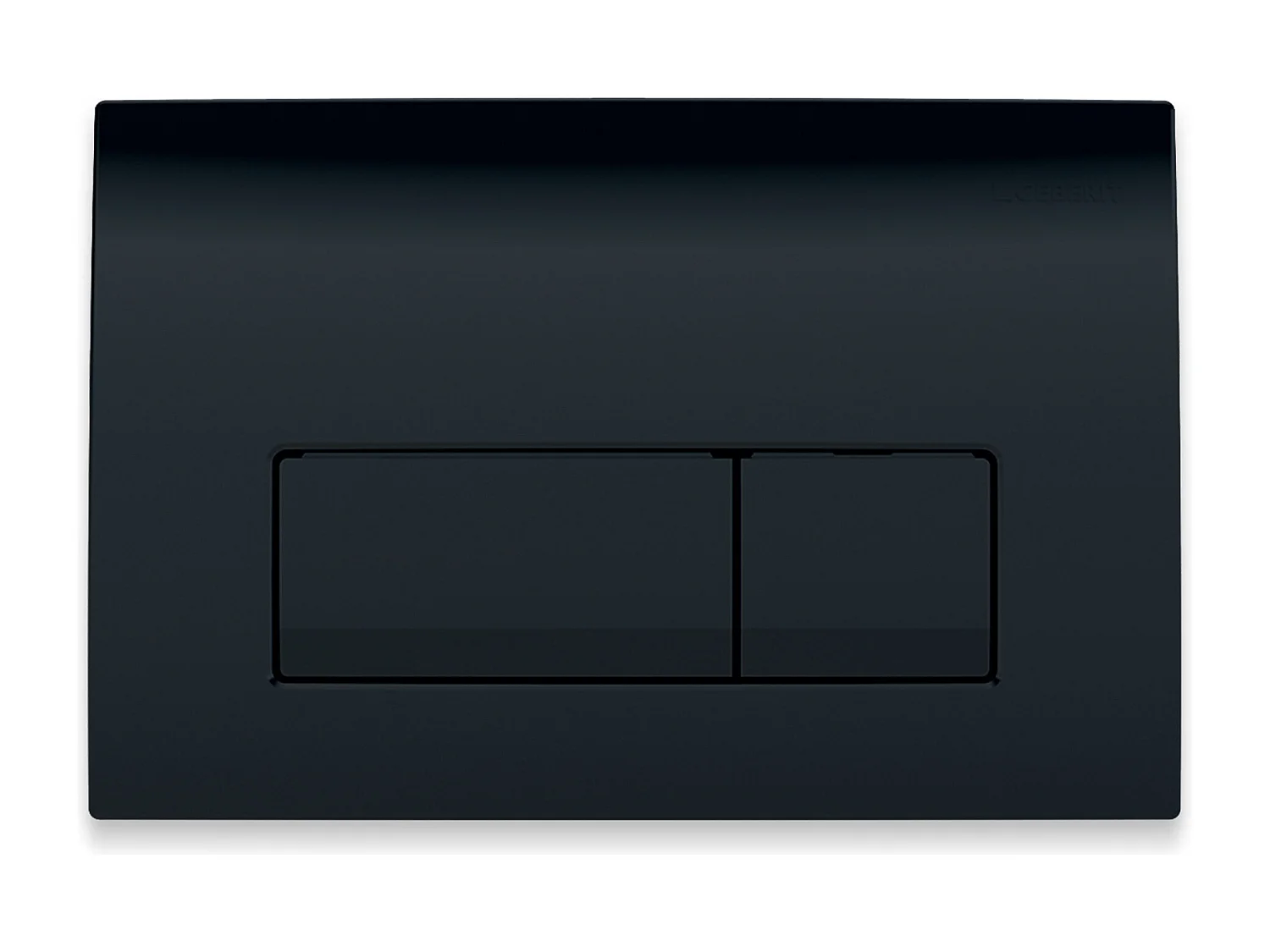 Pack WC : élément de pré-montage Duofix + WC Slim Soft-Close Desna blanc + tapis d'isolation acoustique + plaque de commande en noir