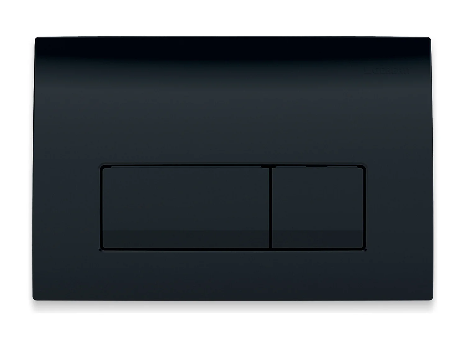 Pack WC : élément de pré-montage Duofix + WC Slim Soft-Close Delos noir + tapis d'isolation phonique + plaque de commande en noir