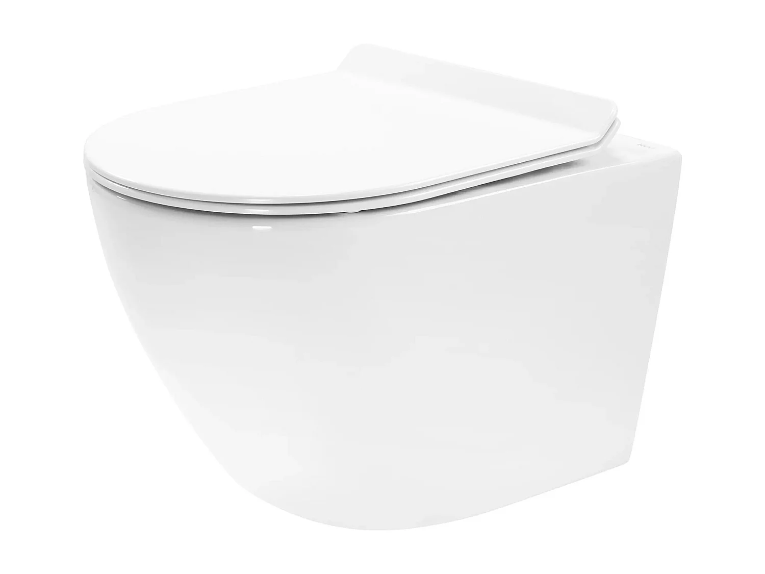 Pack WC : élément de pré-montage TECEbase + WC Rolo blanc + tapis d'isolation acoustique + plaque de commande en blanc