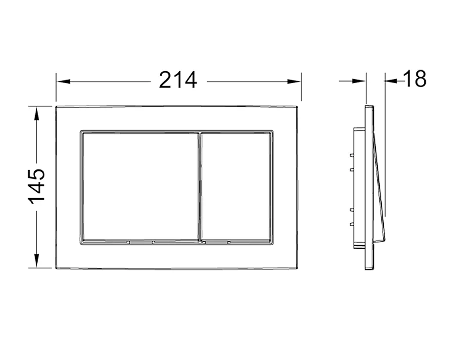 Pack WC : élément de pré-montage TECEbase + WC Rolo blanc + tapis d'isolation acoustique + plaque de commande en blanc