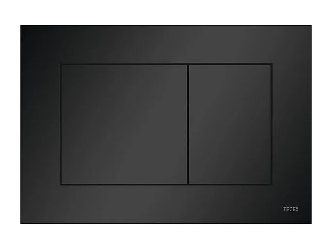 Pack WC : élément de pré-montage TECEbase + WC Rolo noir + tapis d'isolation acoustique + plaque de commande en noir