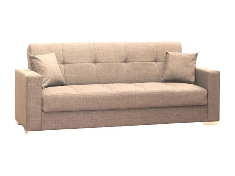 Divano 3 posti letto contenitore Malpensa visone