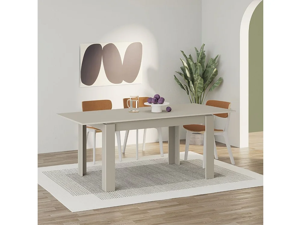 Tavolo allungabile Tolmen 140x80 cm colore cashmere