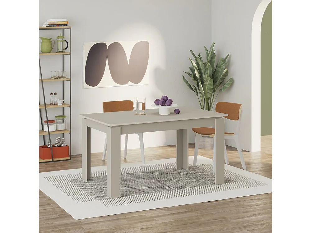 Tavolo allungabile Tolmen 140x80 cm colore cashmere