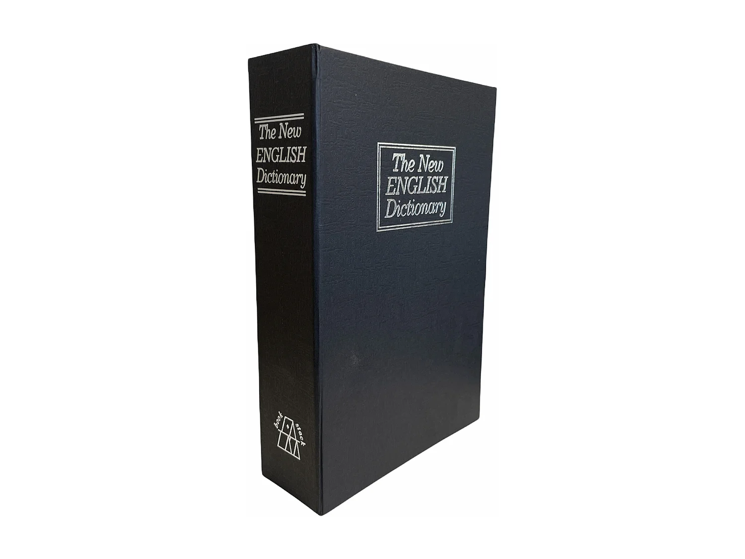 Cassetta Portavalori Cassaforte A Forma Di Libro Dizionario Acciaio Serratura Combinazione 3 Cifre Soldi Gioielli Casa Ufficio 24 x 15.5 x 5.5 Cm Nero