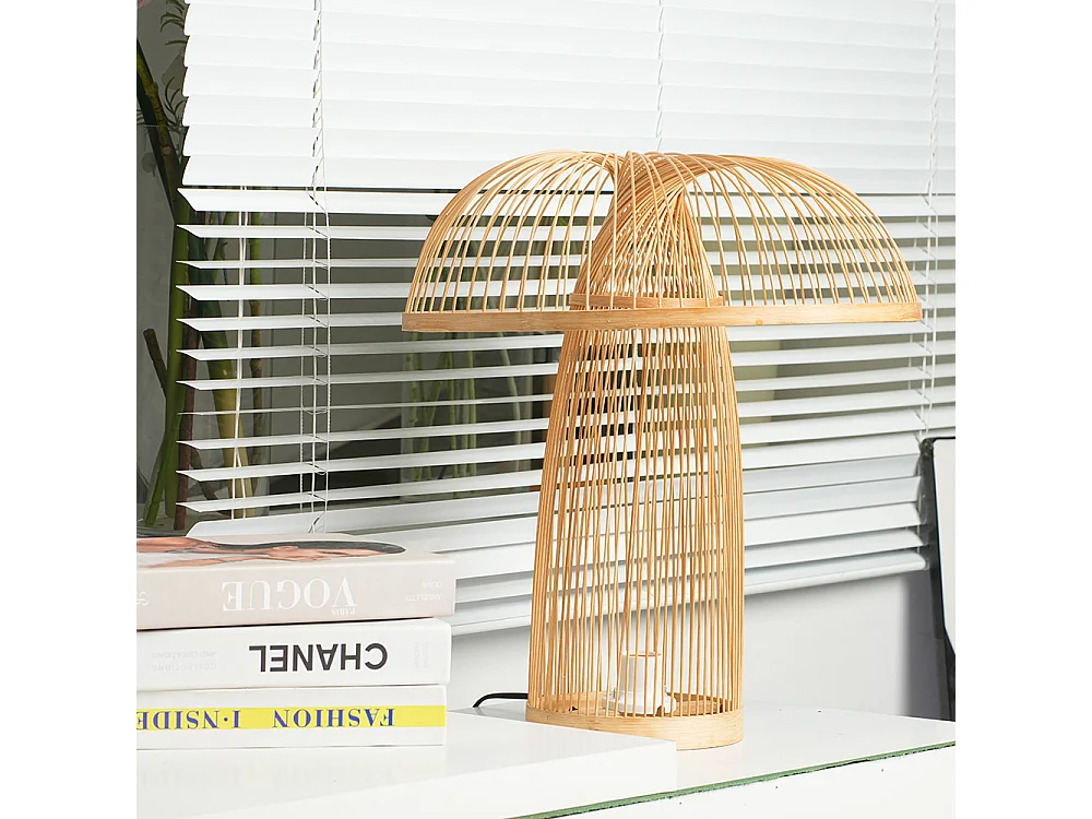 Lampe bambou naturel
