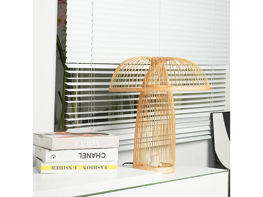 Lampe bambou naturel