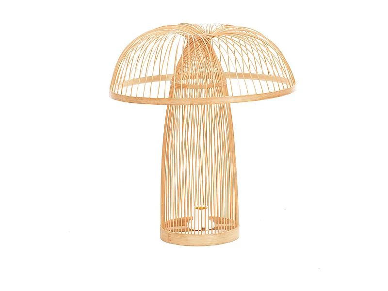 Lampe bambou naturel