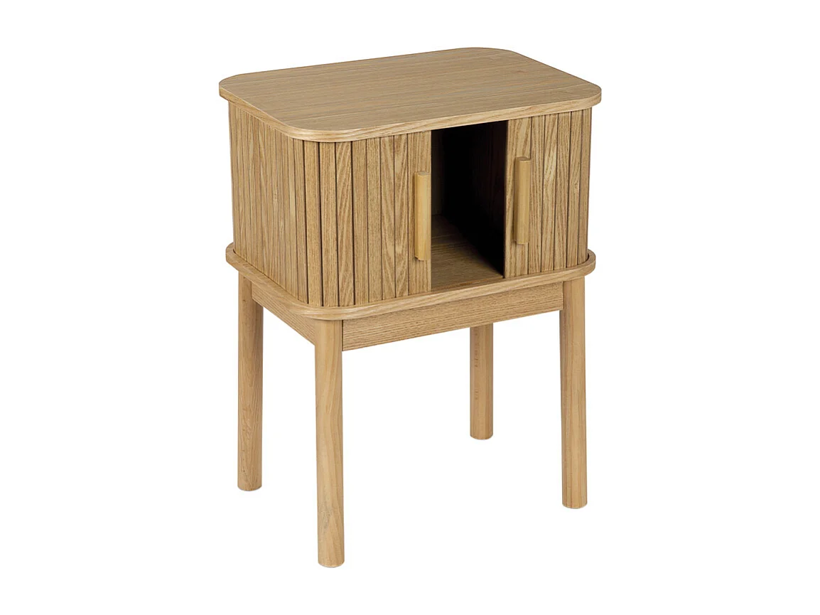 Set 2 tables de nuit bois ENVIO - 40X30X53 cm