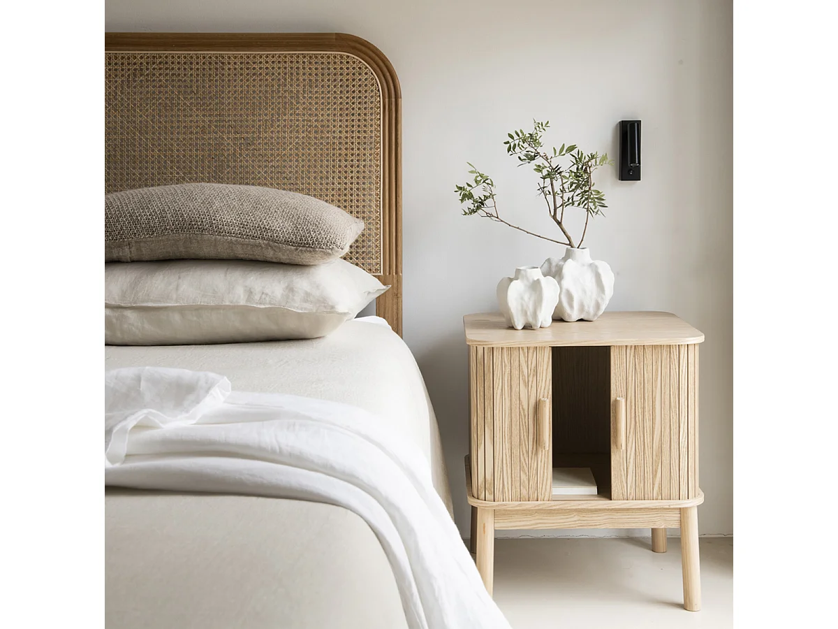 Table de nuit bois ENVIO - 48x40x55 cm
