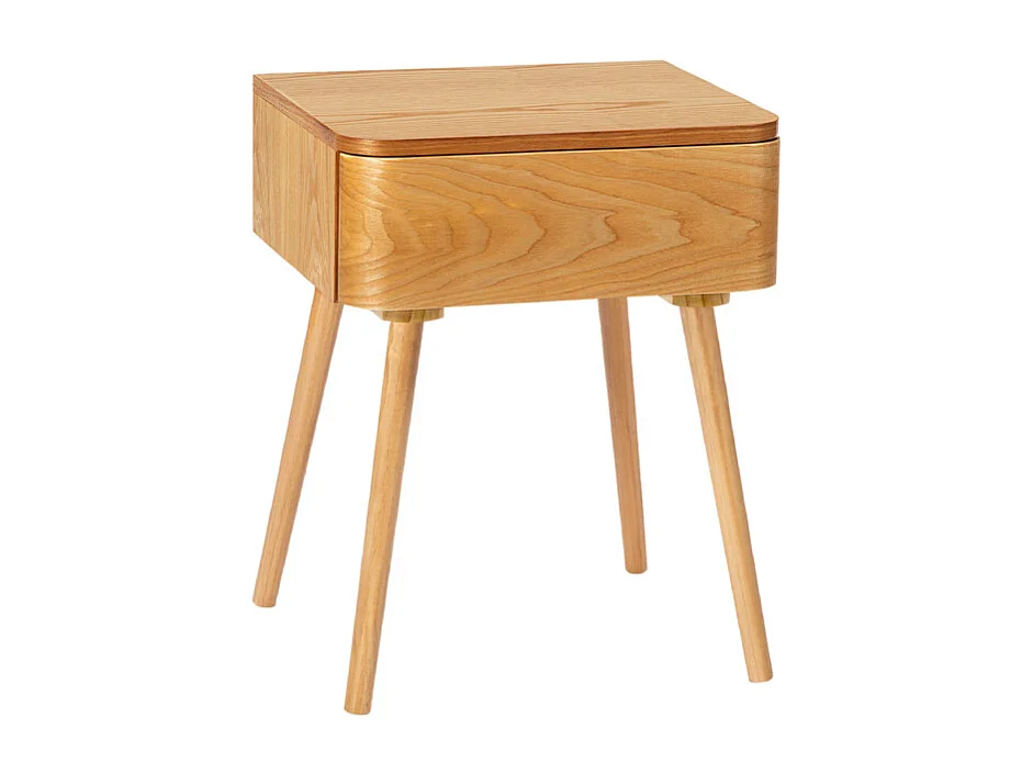 Set 2 tables de nuit bois pin oggi - 40x34x55 cm