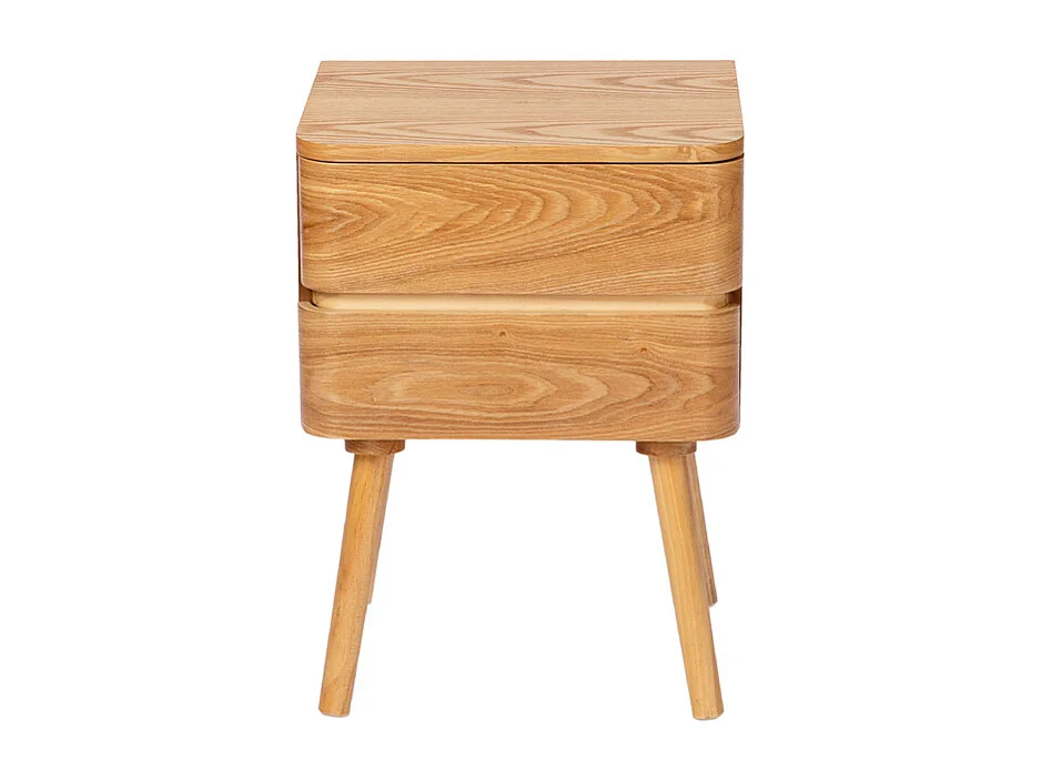 Set 2 tables de nuit bois pin oggi - 40x34x55 cm
