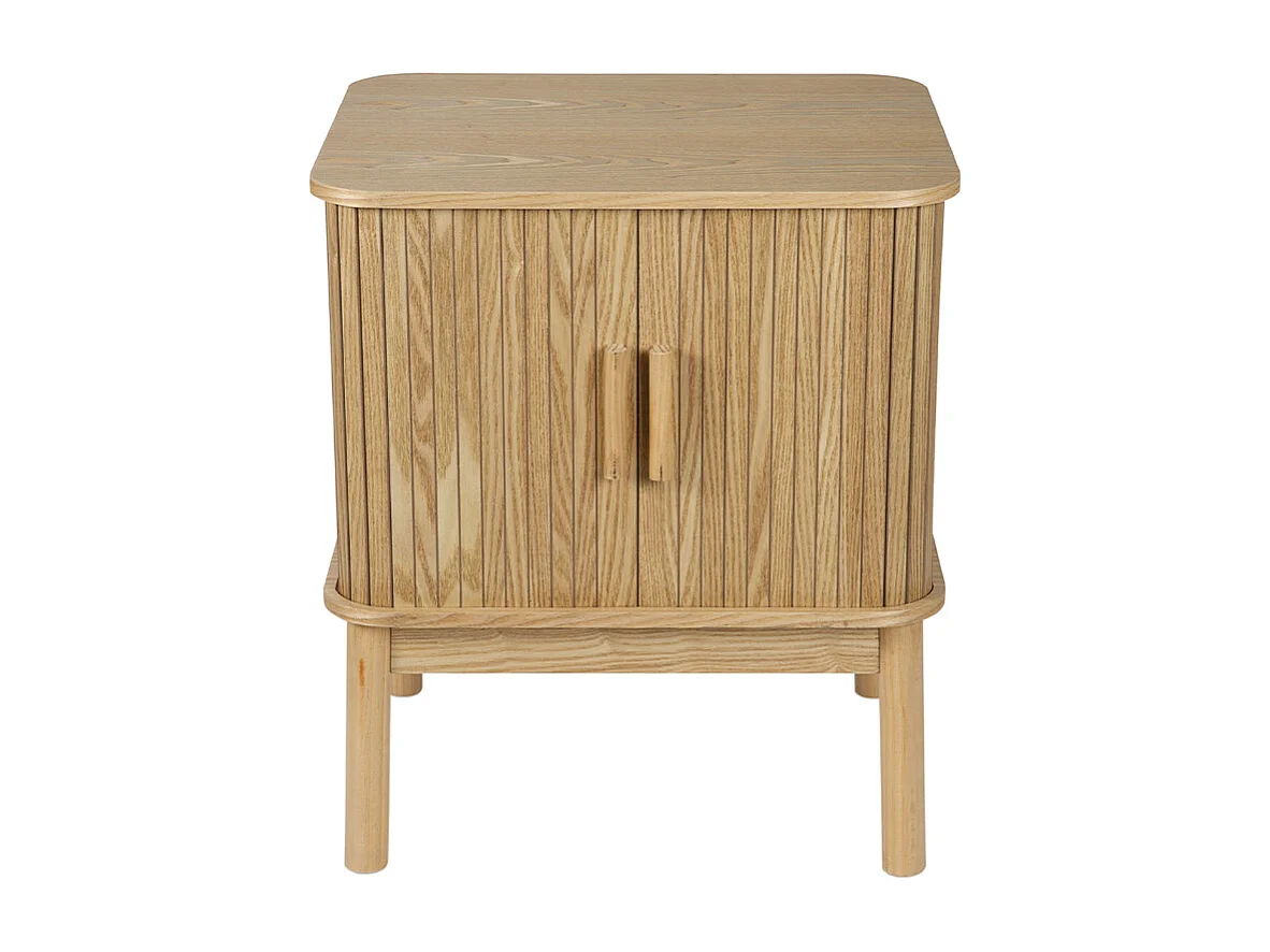 Set 2 tables de nuit bois ENVIO - 48x40x55 cm