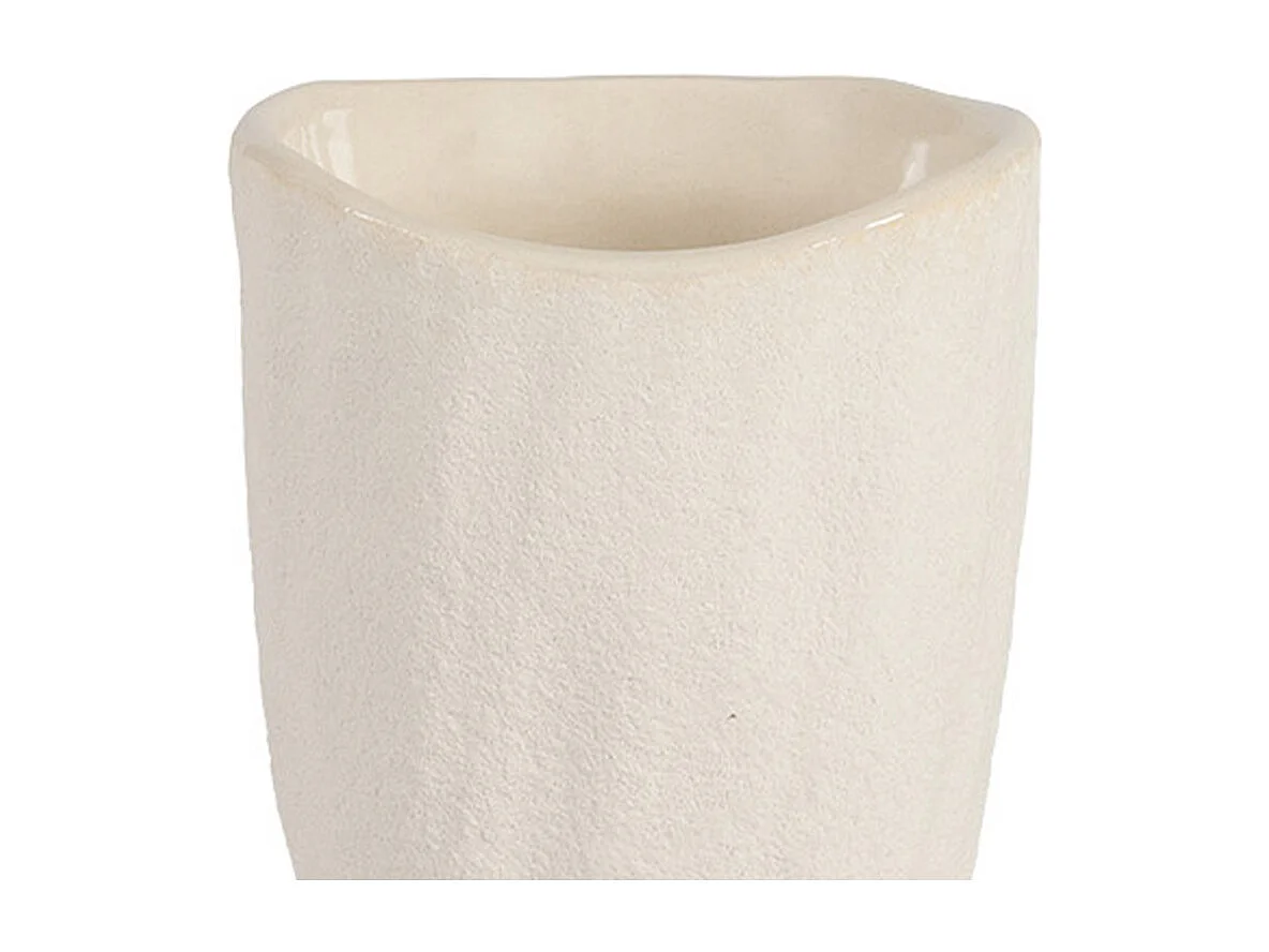 Pot brosse à dents - Céramique beige - MIA