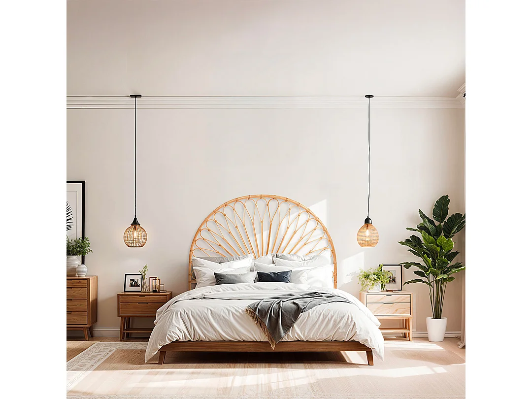 Tête de lit rotin CHIARA 180 cm