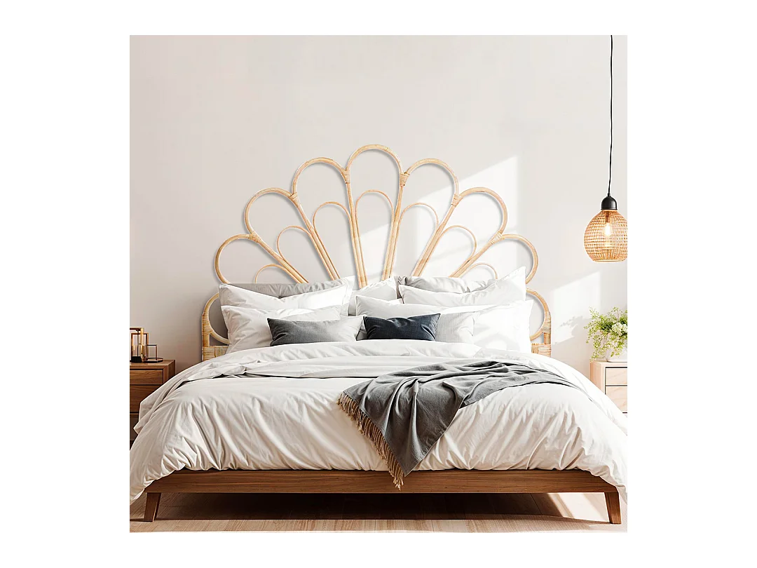 Tête de lit rotin LYRA 160 cm