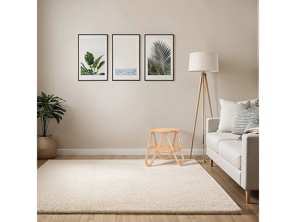 Table d'appoint rotin et cannage ezza