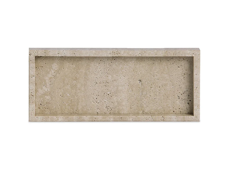 Plateau travertin rectangulaire PIETRA