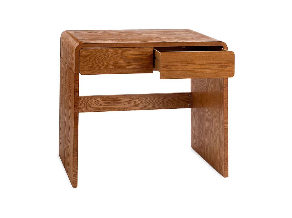 Console 2 tiroirs - Bois foncé - BORGO