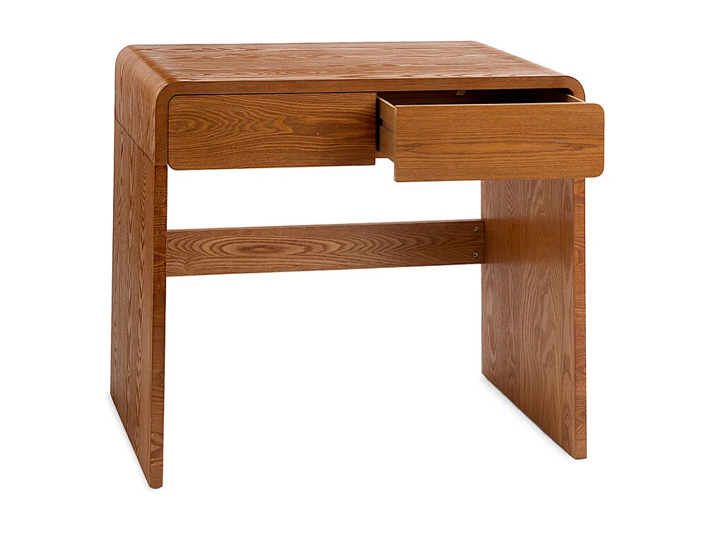 Console 2 tiroirs - Bois foncé - BORGO