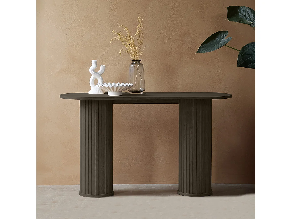 Console - Bois naturel - ALBA