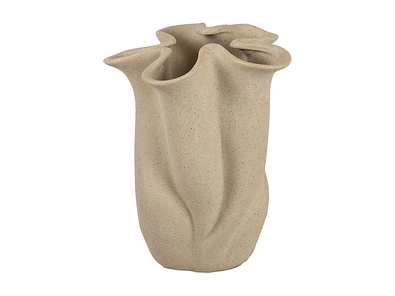 Vase - Céramique grège - FIORE - 20x19x24 cm