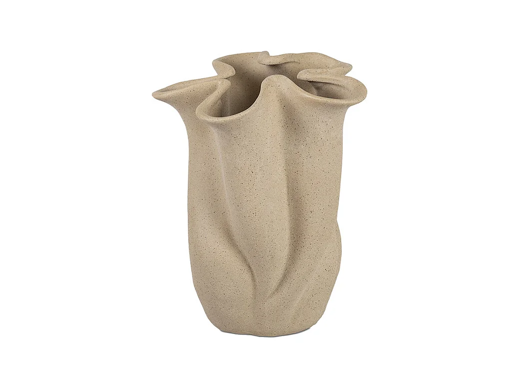 Vase - Céramique grège - FIORE - 20x19x24 cm