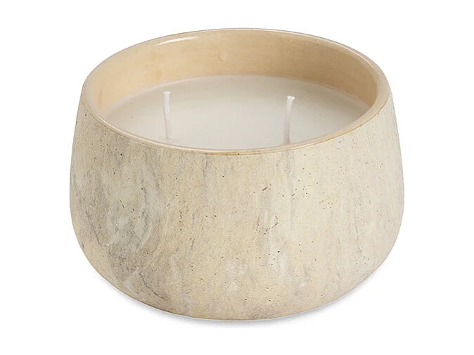 Bougie - Céramique beige - ESTER