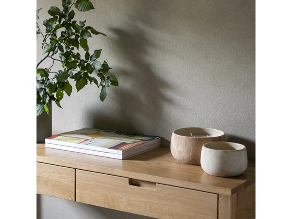 Bougie - Céramique beige - ESTER