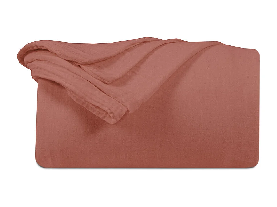 Housse de couette gaze de coton sable 240x260 cm