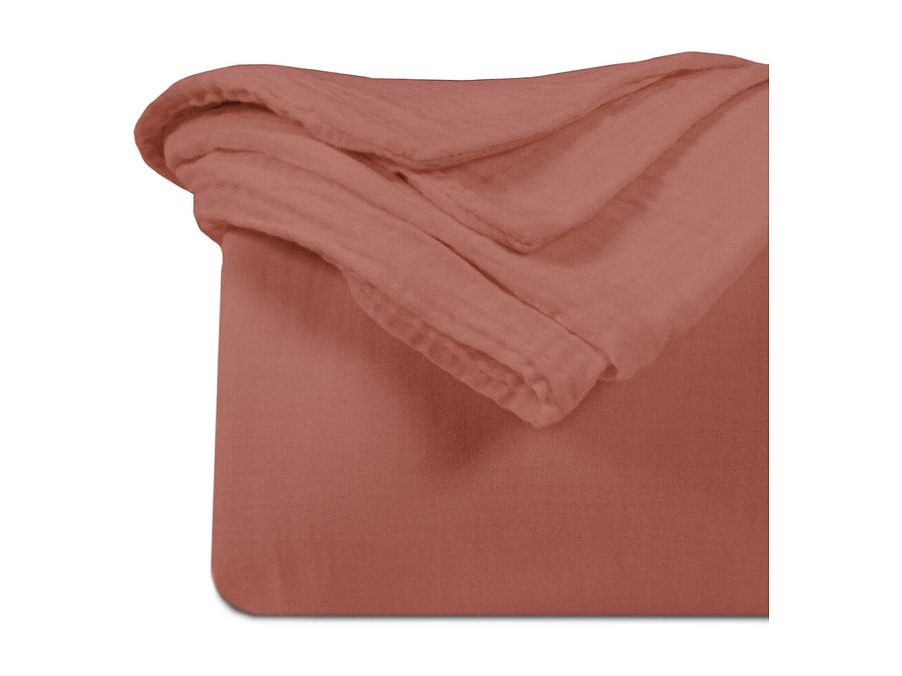 Housse de couette gaze de coton sable 240x260 cm